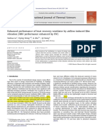 Enhanced Performance of Heat Recovery Ventilator by Air Ow-Induced LM Vibration (HRV Performance Enhanced by FIV)