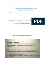 Exploração Das Instalações Elétricas em MT Ou AT