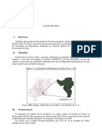 Análise da situação ambiental de Caldas Novas