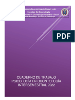 Cuaderno de Trabajo de Psicología Verano 2022