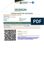 Comprovante Vacinação COVID-19 Pfizer