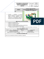 Plan de Capacitaciónes Sociales y Ambientales