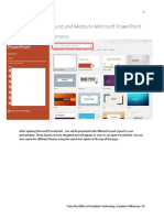 Advanced Powerpoint Features