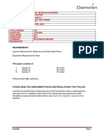 Auditing 2A Sick Test Memo