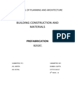 Building Construction and Materials: Prefabrication