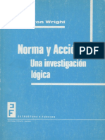 Norma y Acción Una Investigación Lógica (Colección Estructura y Función N.º 30) (G. Henrik Von Wright)