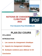 Notions de Changement Climatique - 2022