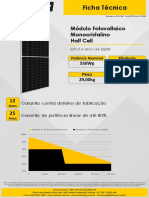 Modulo Monocristalino 144 Celulas 550W - Belenergy