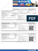 Municipalidad de Antofagasta: Comprobante de Pago de Permiso de Circulacion