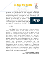 Confessio Fraternitatis R.C. - Filosofia e segredos da Fraternidade