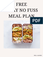 Free 4-Day No Fuss Meal Plan