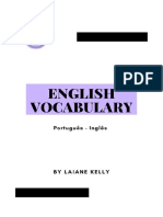 Guia de vocabulário em inglês sobre vários tópicos da vida diária