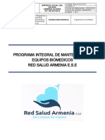 Programa de Mantenimiento - Red Salud Armenia