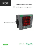 Conzerv EM6400NG+ Series: Multi-Function Power & Energy Meters