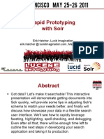 Rapid Prototyping with Solr