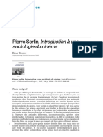 Pierre Sorlin, Introduction à Une Sociologie Du Cinéma