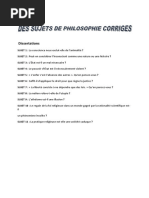 Dissertation Philosophique