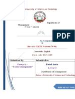 English Assignment 1 - Group Youth Management