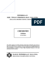 Chemistry STPM