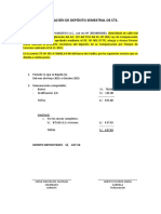 LIQUIDACIÓN DE DEPÓSITO SEMESTRAL DE CTS