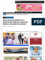 Eldigitalsur - Com - Destacados - Arona Concedera La Medalla Oro Eduardo Oramas Alayon Aportacion Difusion Conservacion Del Patrimonio