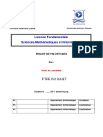 PFE Rapport Licence