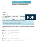 Logaritmos y ecuaciones exponenciales