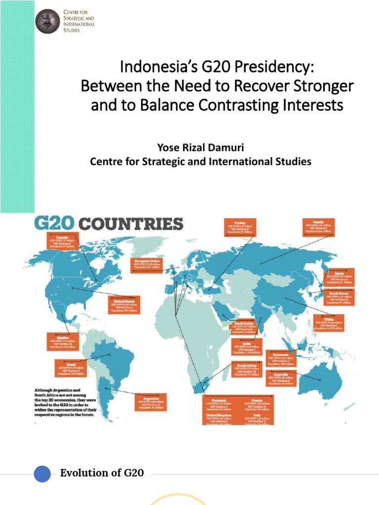 G20 Overview - Final  PDF  World Bank  Economies