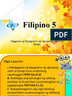 Filipino 5 COT PPT - Paggawa NG Dayagrama NG Ugnayang Sanhi at Bunga