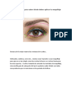 La Guía Completa para Saber Dónde Debes Aplicar Tu Maquillaje para Ojos