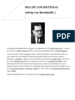 Teoria de Los Sistemas (Ludwig Von Bertalanffy) : Biografía