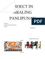 Proect in Araling Panlipunan: Michael Kriz Quinalayo