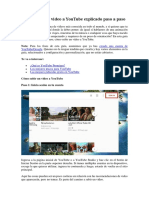 Cómo Subir Un Video A YouTube Explicado Paso A Paso