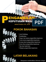 Pengertian Pengambilan Keputusan Manajerial