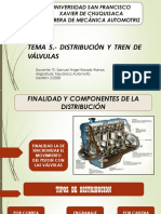 PRESENTACION  TEMA 5 DISTRIBUCION Y TREN DE VÁLVULAS