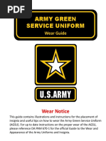 AGSU Wear Guide for Officers and Enlisted | PDF | Sweater | Softlines ...