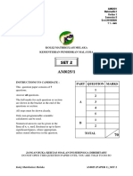 AM025 (Paper 1) Set 2 - KMM (Student)