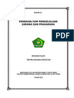 Panduan Sop Pengelolaan Sarana Dan Prasarana Madrasah Aliyah Negeri 4 Aceh Timur