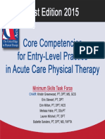 Acute Care Core Competencies