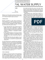 Municipal Water Supply Municipal Water Supply: Mixing and Agitation in Water Treatment Systems