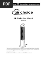 Air Cooler: User Manual