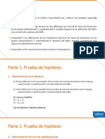 Prueba de Hipótesis - en Dos Grupos Independientes