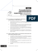 Procedimiento Administrativo Especiales Sancionador y Trilateral 4 LP