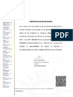 Certficado de Afiliacion Afps