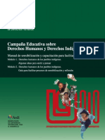 Campaña Educativa Manual de Sensibilizacion 2008