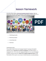 CLIL Lesson Framework - BC