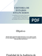 Auditoria de Estados Financieros