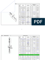 Figures 1 and 2 of steering axle parts list and descriptions