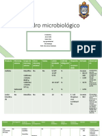 cuadro microbiológico