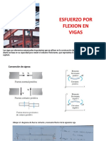 ESFUERZOS EN VIGAS POR FLEXION Y CORTE